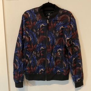 H&M printed bomber jacket